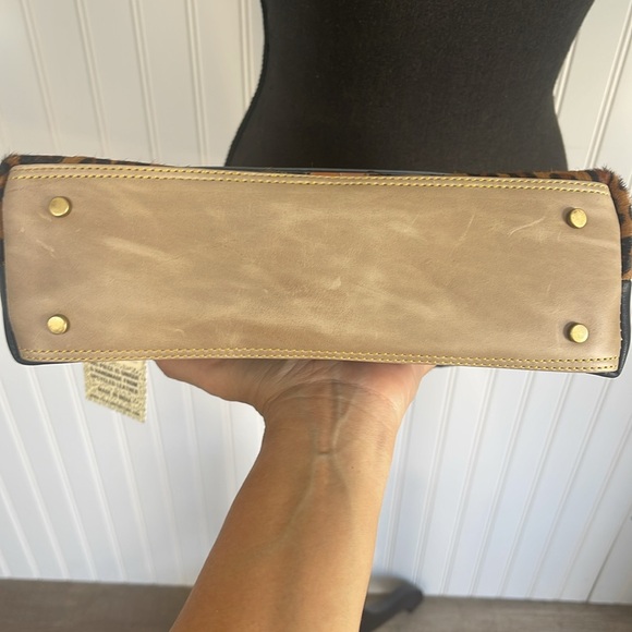 Folklore Couture Crossbody bag- Genuine Leather-Leopard- Clutch - Picture 10 of 11